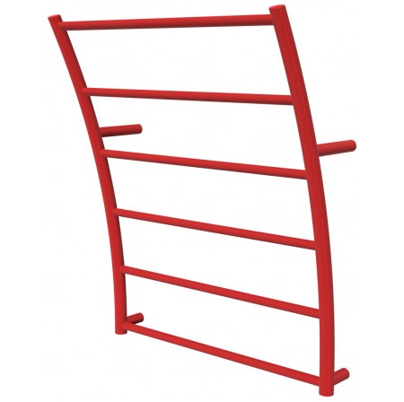 Рушникосушка Wave 6 червона RAL3020 драбинка 640x525, red