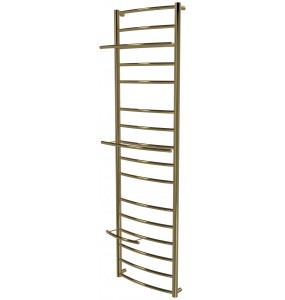 Золота рушникосушка Safo 16 драбинка 1500x432, gold