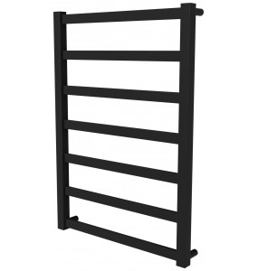 Рушникосушка Extra 7 чорна RAL9005 драбинка 750x530, black