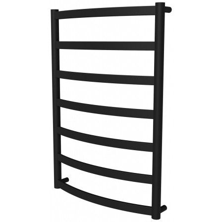 Рушникосушка Maxima 7 чорна RAL9005 драбинка 750x532, black