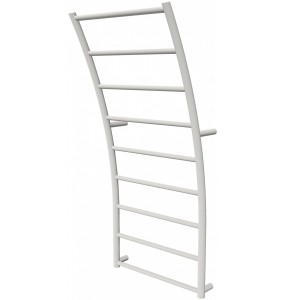 Біла рушникосушка Wave 9 RAL9016 драбинка 940x425, white