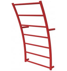 Сушка для рушників Wave 7 червона RAL3020 драбинка 740x425, red