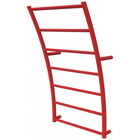 Сушка для рушників Wave 7 червона RAL3020 драбинка 740x425, red