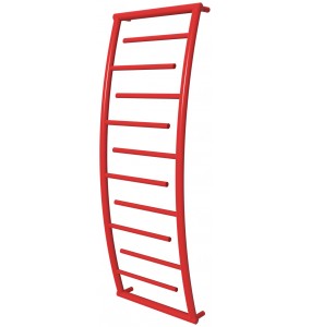 Рушникосушка Atlantica 10 червона RAL3020 драбинка 1150x432, red