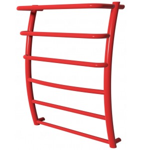 Рушникосушка Breeze 6 червона RAL3020 драбинка 650x532, red
