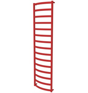 Рушникосушка Maxima 15 червона RAL3020 драбинка 1550x432, red