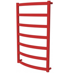 Червона рушникосушка Maxima 7 RAL3020 драбинка 750x482, red