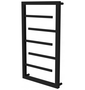 Сушарка для рушників Prestige 5 чорна RAL9005 драбинка 650x430, black