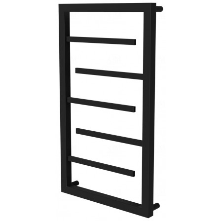 Сушарка для рушників Prestige 5 чорна RAL9005 драбинка 650x430, black