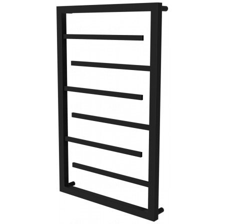 Рушникосушка Prestige 6 чорна RAL9005 драбинка 750x530, black
