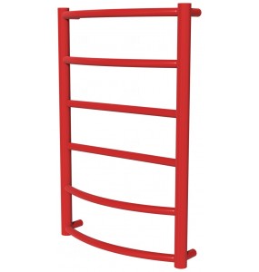 Сушарка для рушників Classic 6 червона RAL3020 драбинка 650x432, red