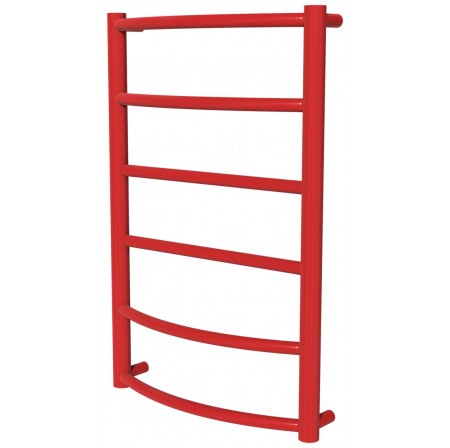 Сушарка для рушників Classic 6 червона RAL3020 драбинка 650x432, red