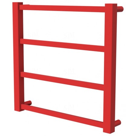 Червона сушарка для рушників Quatro 4 RAL3020 драбинка 450x480, red