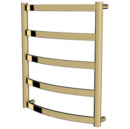 Золота рушникосушка Maxima 5 драбинка 550x482, gold