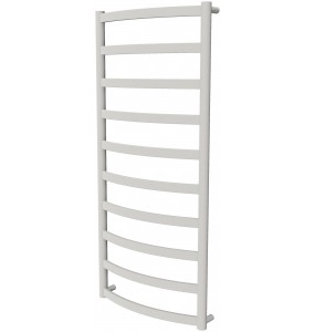 Біла сушарка для рушників Maxima 10 RAL9016 драбинка 1050x482, white