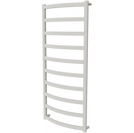 Біла сушарка для рушників Maxima 10 RAL9016 драбинка 1050x482, white