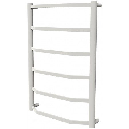 Біла рушникосушка Luxe 6 RAL9016 драбинка 650x482, white