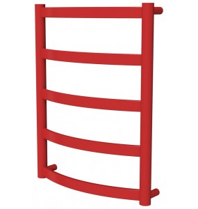 Червона рушникосушка Maxima 5 RAL3020 драбинка 550x432, red