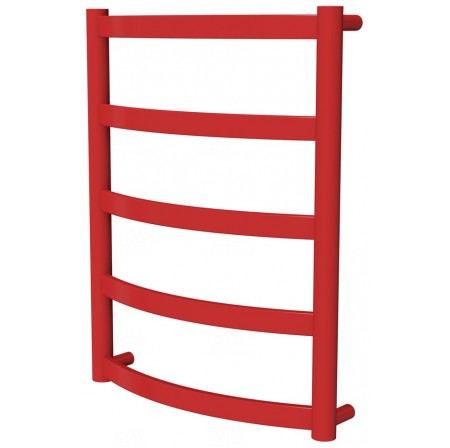 Червона рушникосушка Maxima 5 RAL3020 драбинка 550x432, red