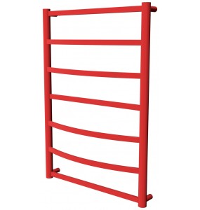 Червона рушникосушка Elite 7 RAL3020 драбинка 750x532, red