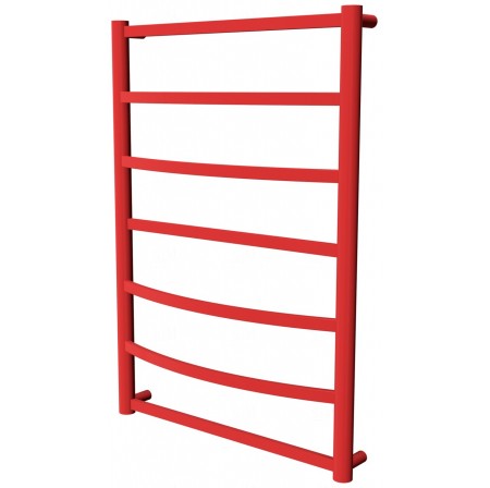 Червона рушникосушка Elite 7 RAL3020 драбинка 750x532, red