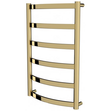 Рушникосушилка Maxima 6 золото драбинка 650x432, gold