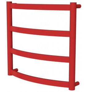 Рушникосушка Maxima 4 червона RAL3020 драбинка 450x482, red