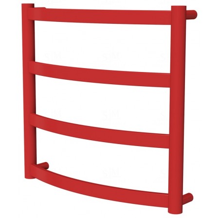 Рушникосушка Maxima 4 червона RAL3020 драбинка 450x482, red