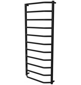 Чорна рушникосушилка Standart 11 RAL9005 драбинка 1150x532, black