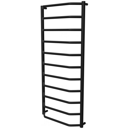 Чорна рушникосушилка Standart 11 RAL9005 драбинка 1150x532, black