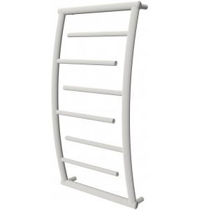 Біла сушка для рушників Atlantica 6 RAL9016 драбинка 750x432, white