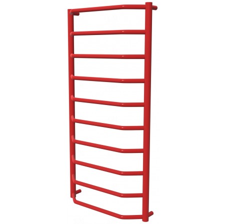 Рушникосушка Standart 10 червона RAL3020 драбинка 1050x532, red