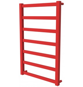 Сушарка для рушників Extra 7 червона RAL3020 драбинка 750x480, red
