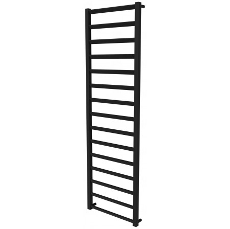 Чорна сушарка для рушників Slide 15 RAL9005 драбинка 1550x480, black