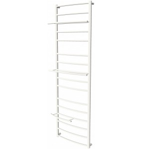 Біла рушникосушка Safo 16 RAL9016 драбинка 1500x482, white