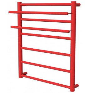 Сушарка для рушників Elegant 6 червона RAL3020 драбинка 650x482, red