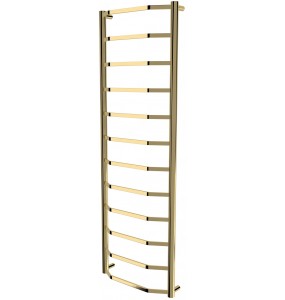 Сушка для рушників Luxe 12 золото драбинка 1250x432, gold