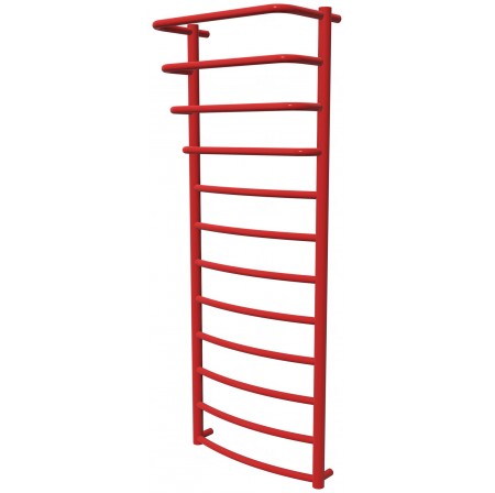 Червона сушка для рушників Grosse 12 RAL3020 драбинка 1250x482, red