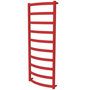 Червона сушарка для рушників Maxima 10 RAL3020 драбинка 1050x432, red