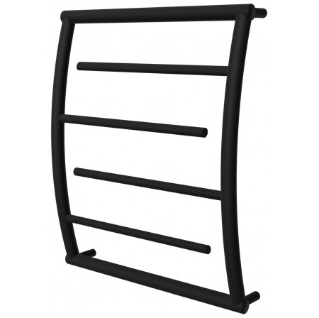Чорна сушарка для рушників Atlantica 4 RAL9005 драбинка 550x532, black