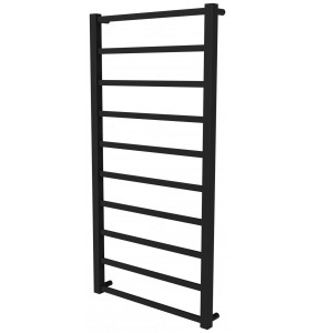 Сушарка для рушників Quatro 10 чорна RAL9005 драбинка 1050x530, black
