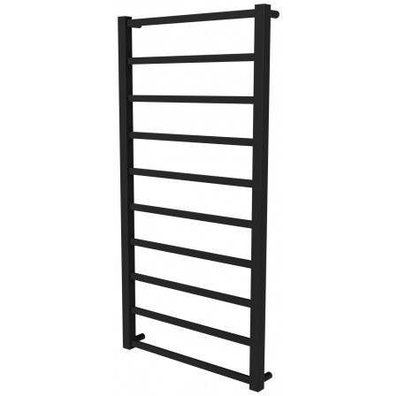 Сушарка для рушників Quatro 10 чорна RAL9005 драбинка 1050x530, black