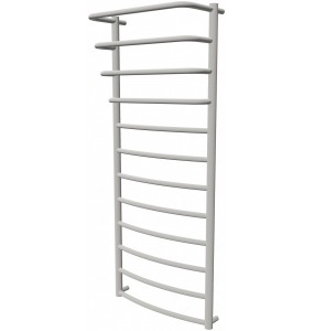Біла рушникосушка Grosse 12 RAL9016 драбинка 1250x532, white