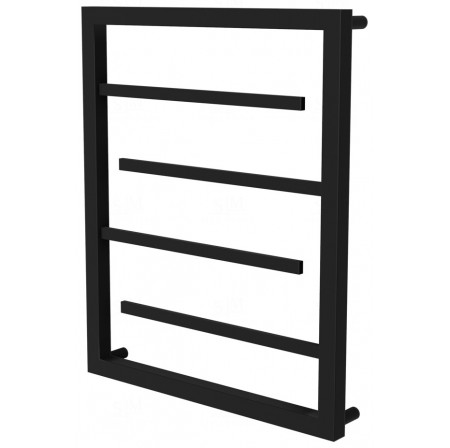 Чорна рушникосушка Prestige 4 RAL9005 драбинка 550x530, black