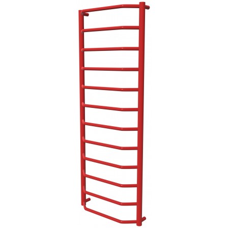 Рушникосушка Standart 12 червона RAL3020 драбинка 1250x482, red