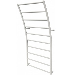 Біла рушникосушилка Wave 10 RAL9016 драбинка 1040x525, white