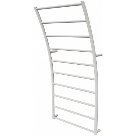 Біла рушникосушилка Wave 10 RAL9016 драбинка 1040x525, white