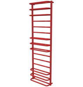 Червона рушникосушка Comfort 15 RAL3020 драбинка 1550x482, red
