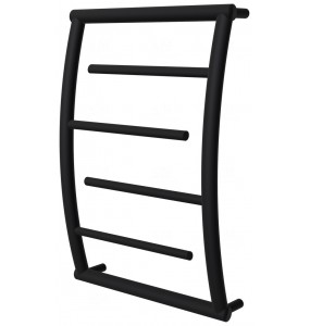 Рушникосушилка Atlantica 4 чорна RAL9005 драбинка 550x432, black