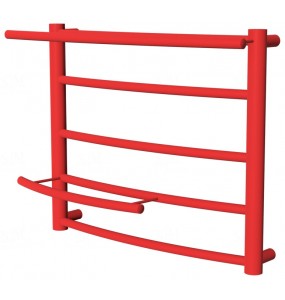 Червона рушникосушка Safo 5 RAL3020 драбинка 400x482, red